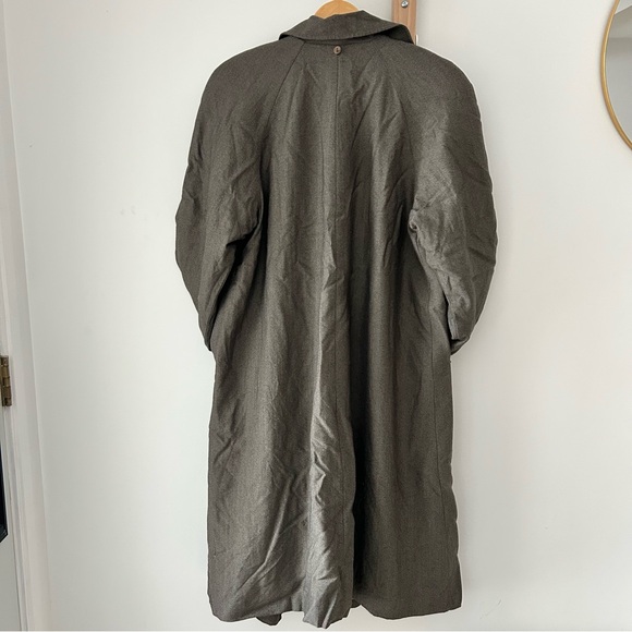 Long Women’s Wool Lined heavyweight Trench Coat - Picture 5 of 11